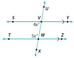 Go Math Grade 8 Answer Key Chapter 11 Angle Relationships in Parallel Lines and Triangles Lesson 1: Parallel Lines Cut by a Transversal img 1