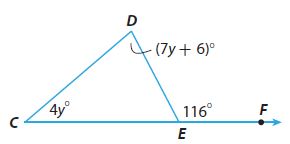 Go Math Grade 8 Answer Key Chapter 11 Angle Relationships in Parallel Lines and Triangles Lesson 2: Angle Theorems for Triangles img 11