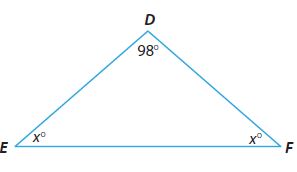Go Math Grade 8 Answer Key Chapter 11 Angle Relationships in Parallel Lines and Triangles Lesson 2: Angle Theorems for Triangles img 13