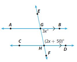 Go Math Grade 8 Answer Key Chapter 11 Angle Relationships in Parallel Lines and Triangles Lesson 1: Parallel Lines Cut by a Transversal img 3