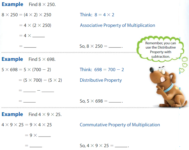 Big Ideas Math Answer Key Grade 4 Chapter 3 Multiply by One-Digit Numbers 3.9 2