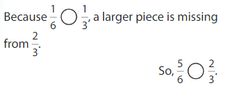 Big Ideas Math Answers Grade 3 Chapter 11 Understand Fraction Equivalence and Comparison 11.7 2