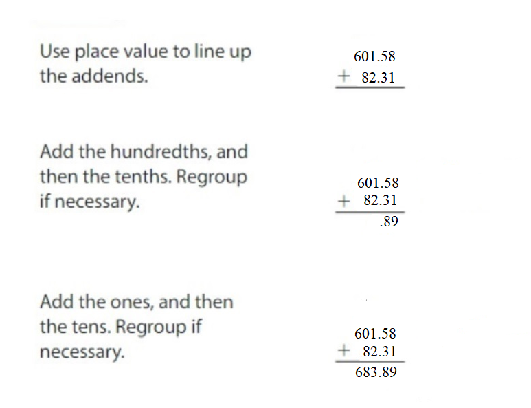 Big-Ideas-Math-Answers-Grade-5-Chapter-3-Add-and-Subtract-Decimals-Lesson 3.3 Add Decimals-Add Decimals Homework & Practice 3.3.2