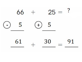 Big-Ideas-Math-Book-2nd-Grade-Answer-Key-Chapter-3-Addition-to-100-Strategies-Addition-to-100-Strategies-Chapter-Practice-3-3.5-Use-Compensation-Add-Question-12