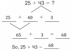Big-Ideas-Math-Book-2nd-Grade-Answer-Key-Chapter-3-Addition-to-100-Strategies-Lesson-3.4-Decompose-Add-Tens-Ones-Apply-Grow-Practice-Question-8