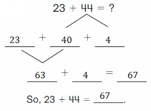 Big-Ideas-Math-Book-2nd-Grade-Answer-Key-Chapter-3-Addition-to-100-Strategies-Lesson-3.4-Decompose-Add-Tens-Ones-Show-Grow-Question-3
