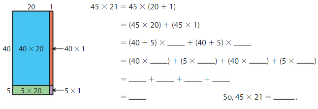 Big Ideas Math Solutions Grade 4 Chapter 4 Multiply by Two-Digit Numbers 4.4 10