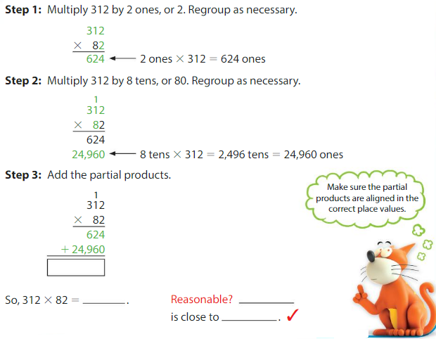 Big Ideas Math Solutions Grade 5 Chapter 4 Multiply Whole Numbers 4.4 2