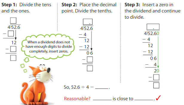 Big Ideas Math Solutions Grade 5 Chapter 7 Divide Decimals 7.8 2