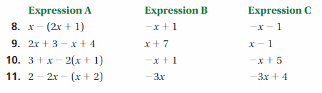Big Ideas Math Answer Key Grade 7 Chapter 3 Expressions 7