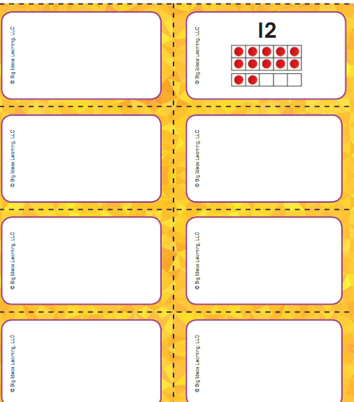 Big Ideas Math Answer Key Grade K Chapter 8 Represent Numbers 11 to 19 v 5