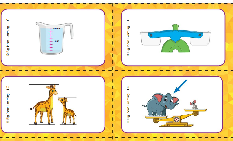 Big Ideas Math Answer Key Grade K Chapter 13 Measure and Compare Objects v 4