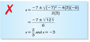 Big Ideas Math Answers Algebra 1 Chapter 9 Solving Quadratic Equations 9.5 4