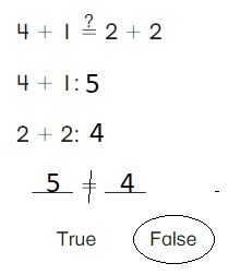 Big-Ideas-Math-Book-1st-Grade-Answer-Key-Chapter-3-More-Addition-and-Subtraction- Situations-Lesson-3.6-True-or-False-Equations-Apply-and-Grow-Practice-question-3