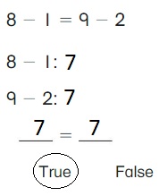 Big-Ideas-Math-Book-1st-Grade-Answer-Key-Chapter-3-More-Addition-and-Subtraction-Situations-True-or-False-Equations-Practice-3.6-question-2