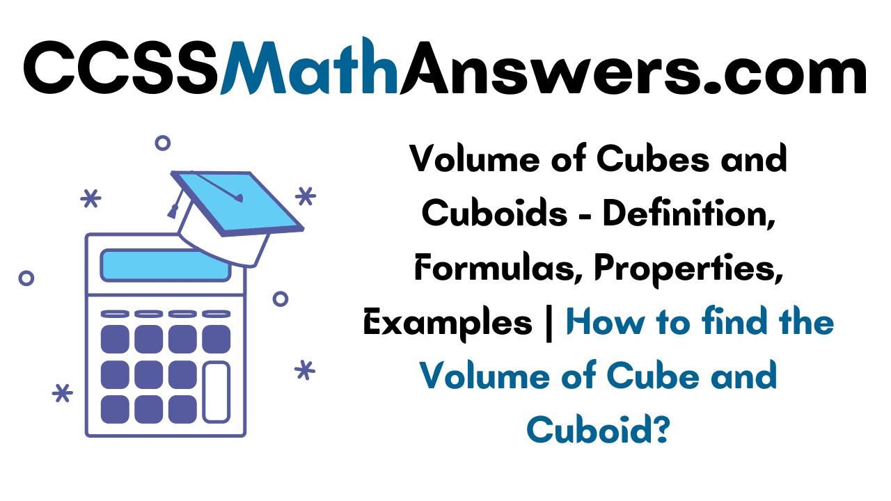 Volume of Cubes and Cuboids
