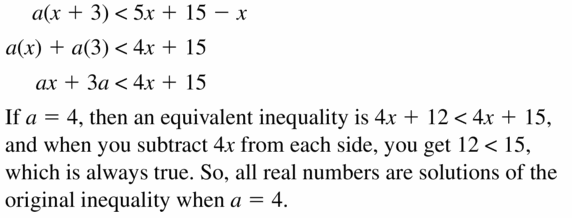 Big Ideas Math Algebra 1 Answer Key Chapter 2 Solving Linear Inequalities 2.4 Question 39
