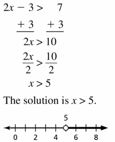 Big Ideas Math Algebra 1 Answer Key Chapter 2 Solving Linear Inequalities 2.4 Question 7