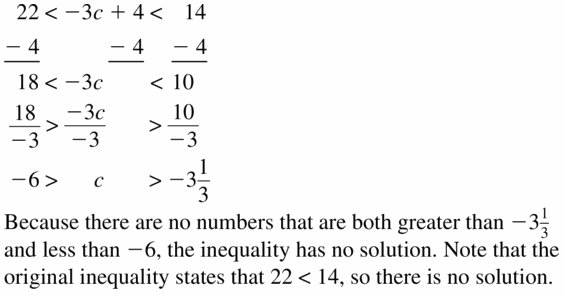 Big Ideas Math Algebra 1 Answer Key Chapter 2 Solving Linear Inequalities 2.5 Question 25