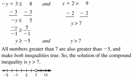 Big Ideas Math Algebra 1 Answer Key Chapter 2 Solving Linear Inequalities 2.5 Question 27
