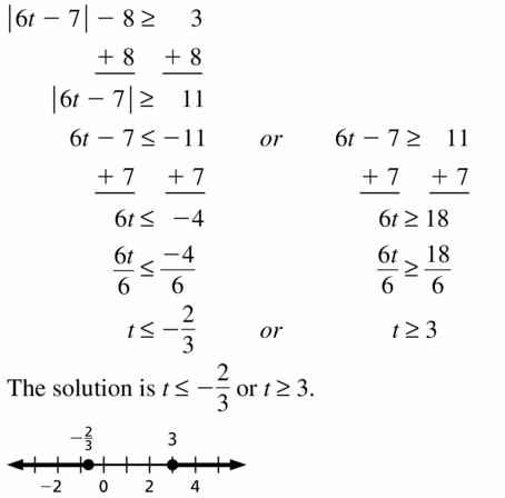 Big Ideas Math Algebra 1 Answer Key Chapter 2 Solving Linear Inequalities 2.6 Question 11
