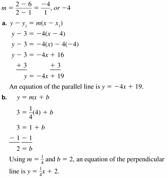 Big Ideas Math Algebra 1 Answers Chapter 4 Writing Linear Functions 4.3 Question 23