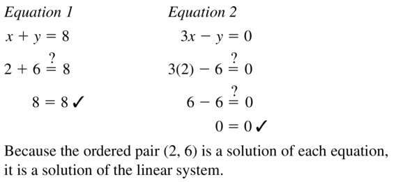 Big Ideas Math Algebra 1 Answers Chapter 5 Solving Systems of Linear Equations 5.1 Question 3