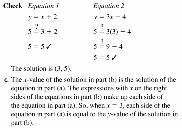 Big Ideas Math Algebra 1 Answers Chapter 5 Solving Systems of Linear Equations 5.1 Question 31.2
