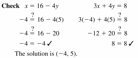 Big Ideas Math Algebra 1 Answers Chapter 5 Solving Systems of Linear Equations 5.2 Question 11.2