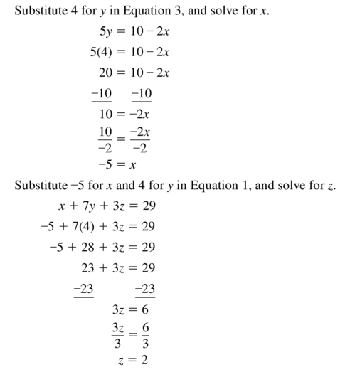 Big Ideas Math Algebra 1 Answers Chapter 5 Solving Systems of Linear Equations 5.3 Question 35.2