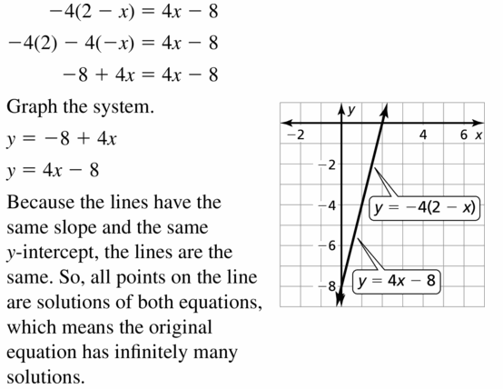 Big Ideas Math Algebra 1 Answers Chapter 5 Solving Systems of Linear Equations 5.5 Question 17