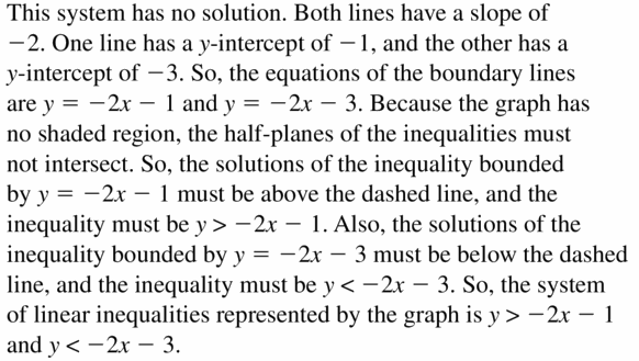 Big Ideas Math Algebra 1 Answers Chapter 5 Solving Systems of Linear Equations 5.7 Question 25