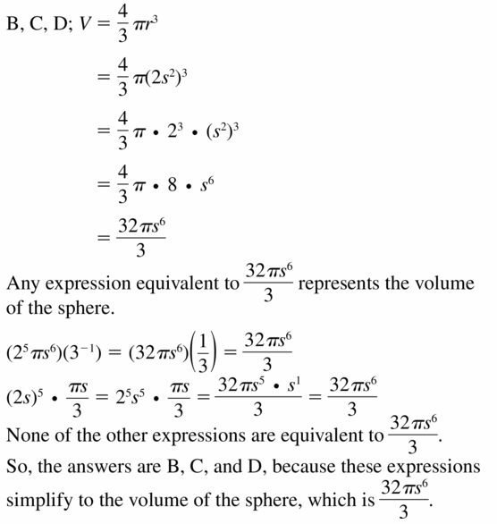 Big Ideas Math Algebra 1 Answers Chapter 6 Exponential Functions and Sequences 6.1 Question 45