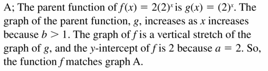 Big Ideas Math Algebra 1 Answers Chapter 6 Exponential Functions and Sequences 6.3 Question 23