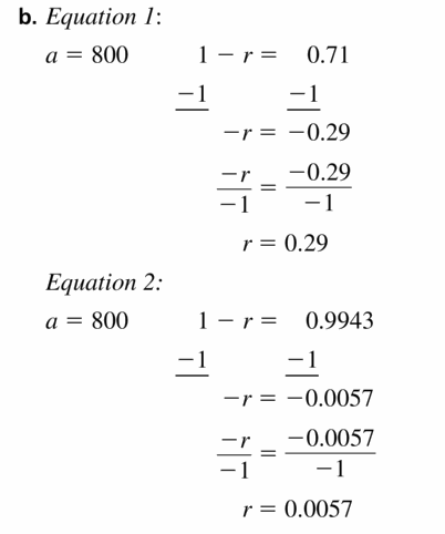 Big Ideas Math Algebra 1 Answers Chapter 6 Exponential Functions and Sequences 6.4 Question 65.2