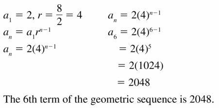 Big Ideas Math Algebra 1 Answers Chapter 6 Exponential Functions and Sequences 6.6 Question 25