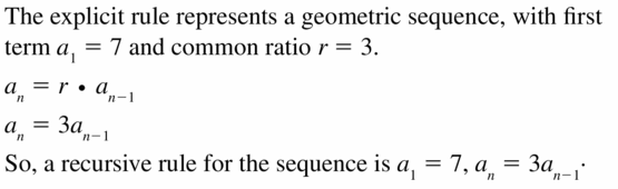 Big Ideas Math Algebra 1 Answers Chapter 6 Exponential Functions and Sequences 6.7 Question 29
