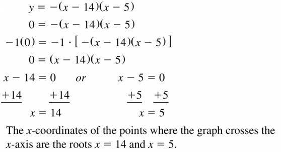 Big Ideas Math Algebra 1 Answers Chapter 7 Polynomial Equations and Factoring 7.4 Question 23