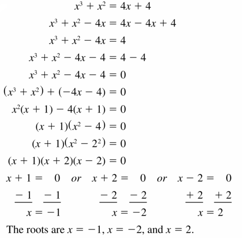 Big Ideas Math Algebra 1 Answers Chapter 7 Polynomial Equations and Factoring 7.8 Question 25