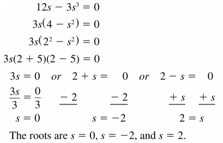 Big Ideas Math Algebra 1 Answers Chapter 7 Polynomial Equations and Factoring 7.8 Question 27