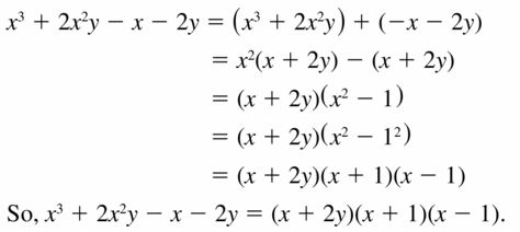 Big Ideas Math Algebra 1 Answers Chapter 7 Polynomial Equations and Factoring 7.8 Question 37