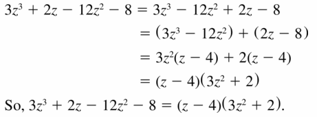 Big Ideas Math Algebra 1 Answers Chapter 7 Polynomial Equations and Factoring 7.8 Question 5