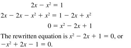 Big Ideas Math Algebra 1 Answers Chapter 9 Solving Quadratic Equations 9.2 a 11