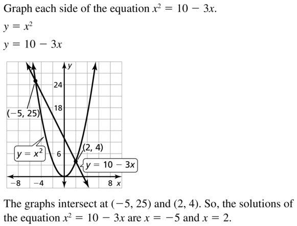 Big Ideas Math Algebra 1 Answers Chapter 9 Solving Quadratic Equations 9.2 a 29