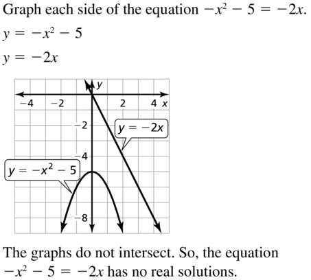 Big Ideas Math Algebra 1 Answers Chapter 9 Solving Quadratic Equations 9.2 a 35