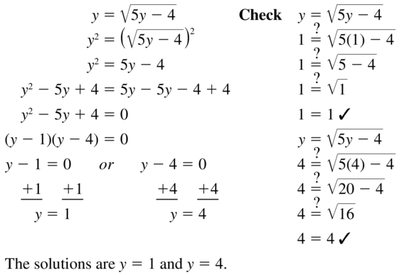 Big Ideas Math Algebra 1 Solutions Chapter 10 Radical Functions and Equations 10.3 a 49