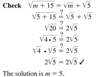 Big Ideas Math Algebra 1 Solutions Chapter 10 Radical Functions and Equations 10.3 a 73.2