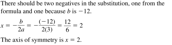 Big Ideas Math Algebra 1 Solutions Chapter 8 Graphing Quadratic Functions 8.3 a 19
