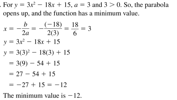 Big Ideas Math Algebra 1 Solutions Chapter 8 Graphing Quadratic Functions 8.3 a 21