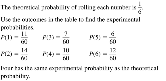 Big Ideas Math Algebra 2 Answer Key Chapter 10 Probability 10.1 a 15